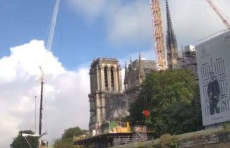 Slika pregleda web-kamere Pariz – katedrala Notre Dame